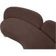 Pemberly Row Contemporary Soft Brown Chenille Fabric Sofa - 89