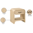 Pemberly Row Modern Natural Night Stand / Side Table - 22