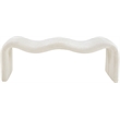 Pemberly Row Modern / Contemporary Soft Cream Chenille Fabric Bench