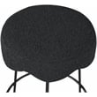 Pemberly Row Modern / Contemporary Black Boucle Fabric Counter Stool