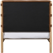 Pemberly Row Modern Mid-Century Soft Cognac Vegan Leather Twin Bed