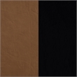 Pemberly Row Modern Mid-Century Soft Cognac Vegan Leather Full Bed
