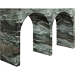 Pemberly Row Modern / Contemporary Green Marble Finish Console Table