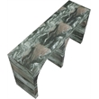 Pemberly Row Modern / Contemporary Green Marble Finish Console Table