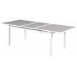 Pemberly Row Gray Wood Outdoor Patio Extendable Dining Table
