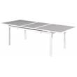 Pemberly Row Gray Wood Outdoor Patio Extendable Dining Table