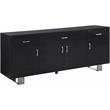 Pemberly Row Sideboard/Buffet in Rich Gray Oak Veneer Lacquer