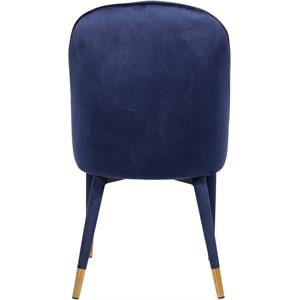 Pemberly Row Contemporary Navy Velvet Dining Chair (Set of 2)