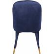 Pemberly Row Contemporary Navy Velvet Dining Chair (Set of 2)