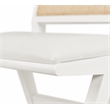 Pemberly Row White Vegan Leather Dining Side Chair (Set of 2)