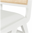 Pemberly Row White Vegan Leather Dining Side Chair (Set of 2)