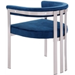 Pemberly Row Contemporary Navy Velvet Dining Chair (Set of 2)