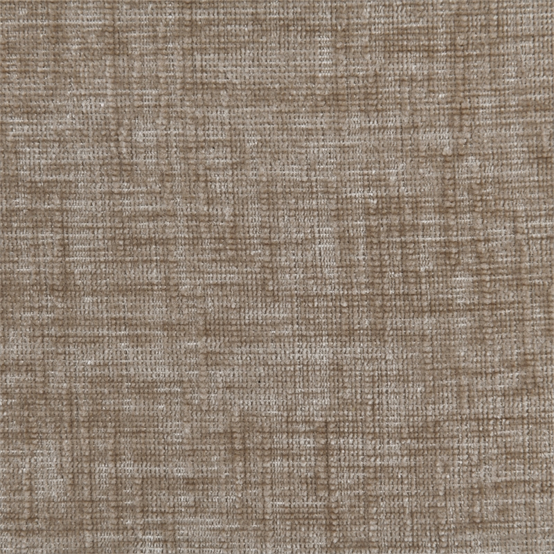 Pemberly Row Contemporary Soft Beige Chenille Fabric King Bed