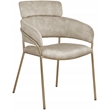 Pemberly Row Contemporary Stone Velvet Dining Chair (Set of 2)