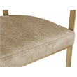 Pemberly Row Contemporary Beige Velvet Dining Chair (Set of 2)