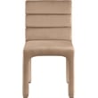 Pemberly Row Contemporary Beige Velvet Dining Chair (Set of 2)