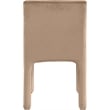 Pemberly Row Contemporary Beige Velvet Dining Chair (Set of 2)