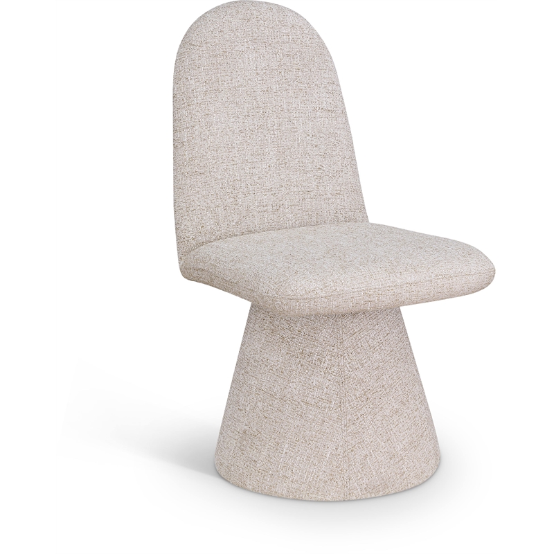 Pemberly Row Contemporary Beige Fabric Dining Chair (Set of 2)
