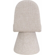 Pemberly Row Contemporary Beige Fabric Dining Chair (Set of 2)