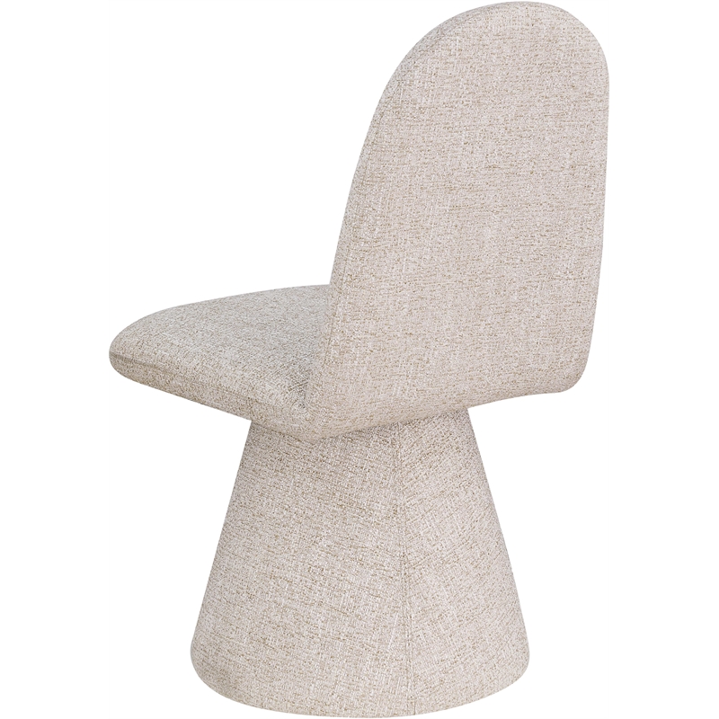 Pemberly Row Contemporary Beige Fabric Dining Chair (Set of 2)