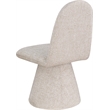 Pemberly Row Contemporary Beige Fabric Dining Chair (Set of 2)