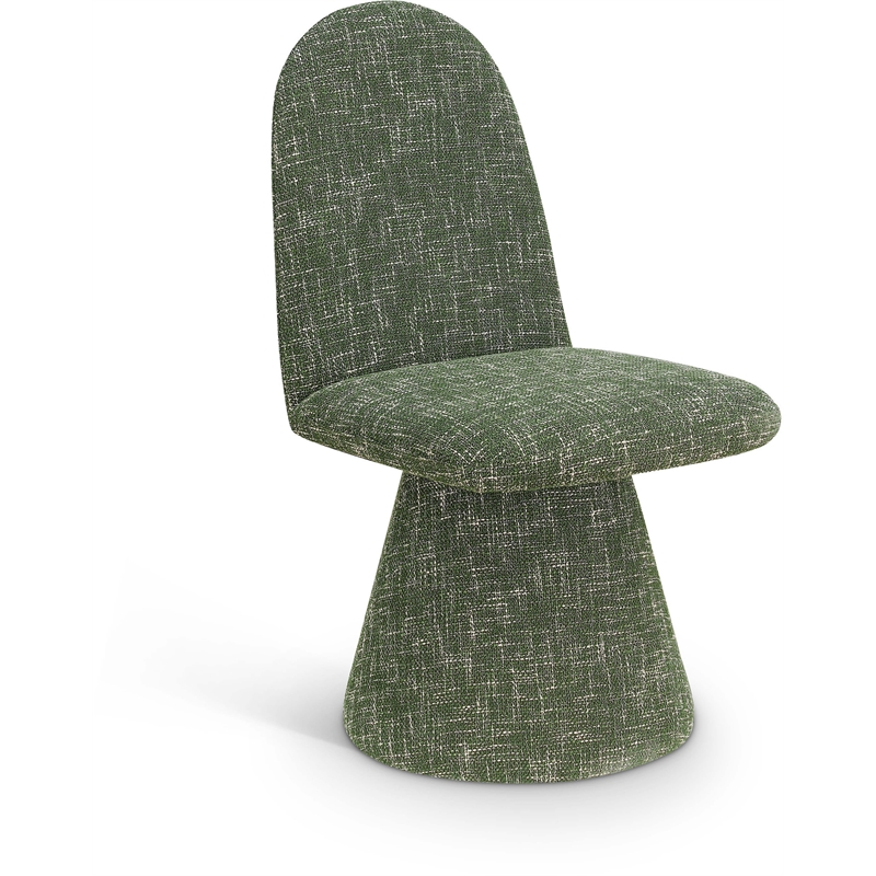 Pemberly Row Contemporary Green Fabric Dining Chair (Set of 2)