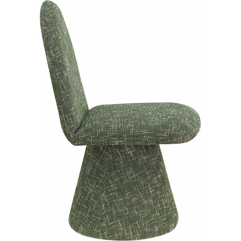 Pemberly Row Contemporary Green Fabric Dining Chair (Set of 2)