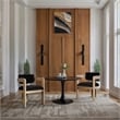 Pemberly Row Contemporary Black Velvet Dining Chair (Set of 2)