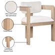 Pemberly Row Contemporary Cream Velvet Dining Chair (Set of 2)
