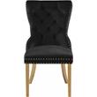 Pemberly Row Contemporary Black Velvet Dining Chairs (Set of 2)