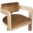 Pemberly Row Contemporary Saddle Velvet Dining Chair (Set of 2)