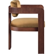 Pemberly Row Contemporary Saddle Velvet Dining Chair (Set of 2)