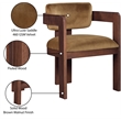 Pemberly Row Contemporary Saddle Velvet Dining Chair (Set of 2)