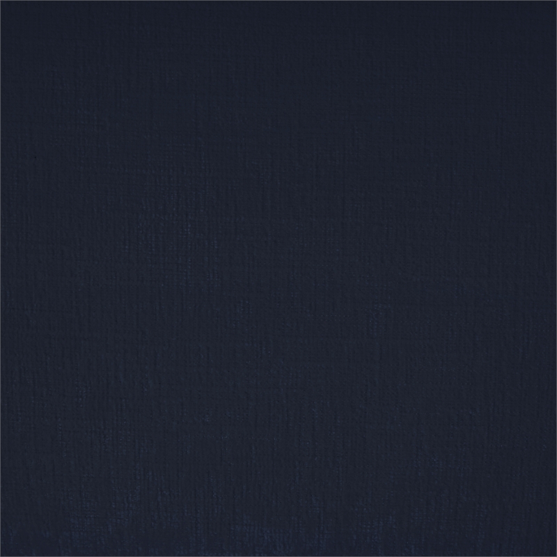 Pemberly Row Contemporary Navy Chenille Fabric Upholstered Sofa