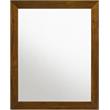 Pemberly Row Mid-Century Brown Antique Coffee Wood Framed Mirror