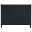 Pemberly Row Contemporary Soft Cream Velvet Upholstered King Bed