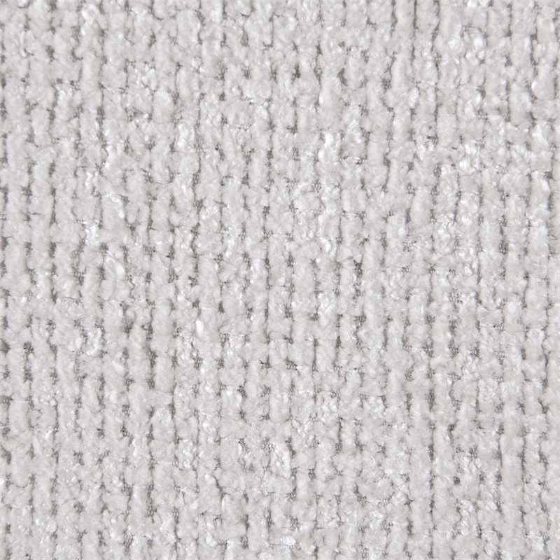 Pemberly Row Contemporary Cream Chenille Fabric Twin Trundle Bed