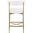 Pemberly Row Cream Durable Linen Textured Fabric Stool (Set of 2)