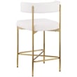 Pemberly Row Cream Durable Linen Textured Fabric Stool (Set of 2)