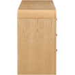 Pemberly Row Mid-Century NaturalAsh Wood and Natural Cane Dresser