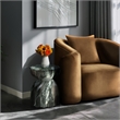 Pemberly Row Green Marble Finish Concrete Indoor/Outdoor End Table