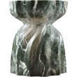 Pemberly Row Green Marble Finish Concrete Indoor/Outdoor End Table