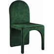 Pemberly Row Contemporary Green Velvet Dining Side Chair (Set of 2)