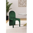 Pemberly Row Contemporary Green Velvet Dining Side Chair (Set of 2)