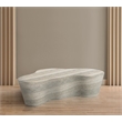Pemberly Row Indoor/Outdoor Concrete Travertine Finish Coffee Table