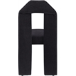 Pemberly Row Contemporary Black Chenille Fabric Dining Chair (Set of 2)
