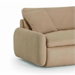 Pemberly Row Contemporary Upholstered Tan Boucle Lounge Chair
