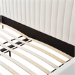 Pemberly Row Natural Upcycled Linen King Bed - 82.3