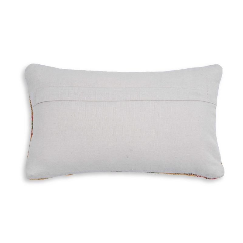 Pemberly Row Contemporary Upholstered Jacquard Cotton Pillow