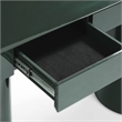 Pemberly Row Contemporary Deep Green High Gloss Console Table
